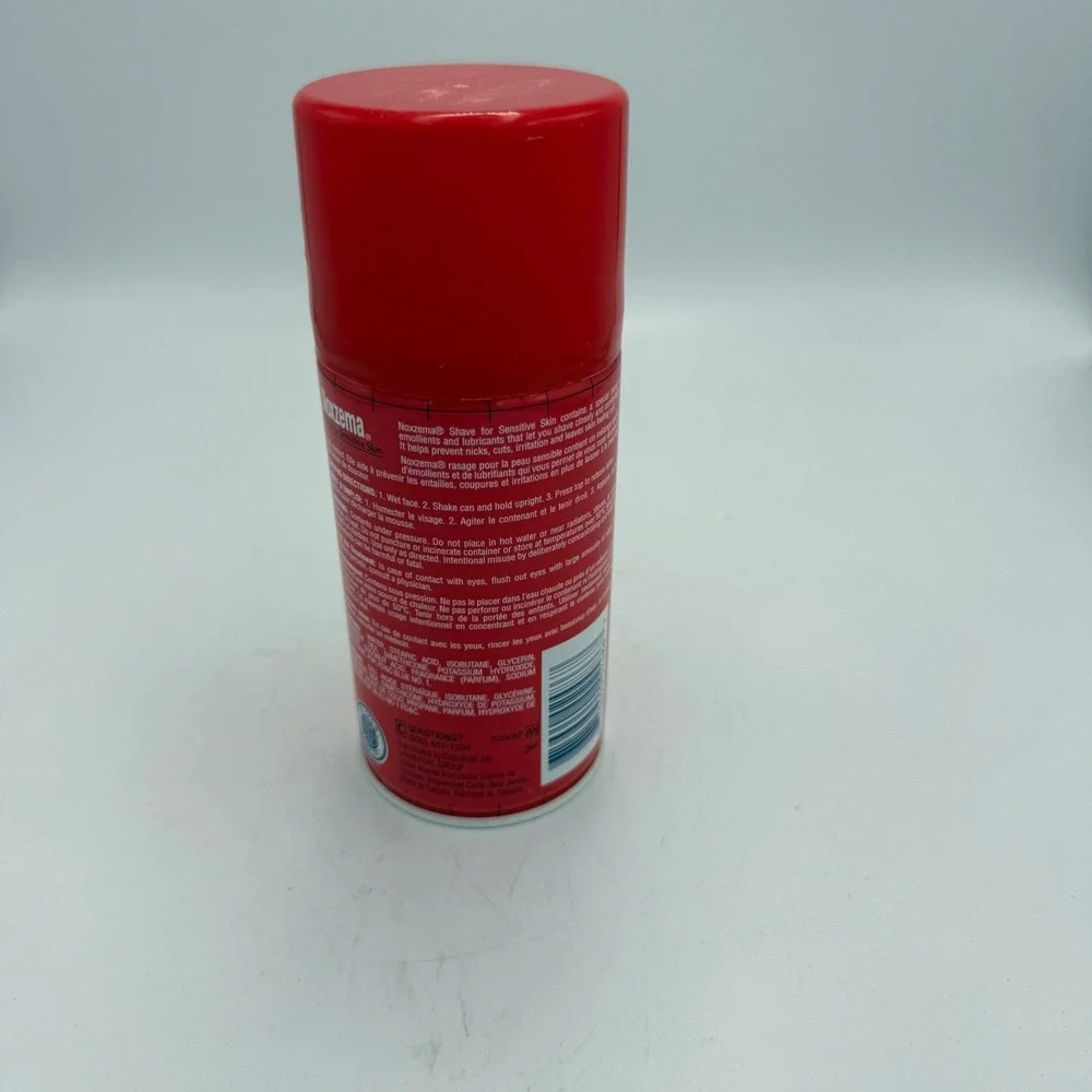 Vintage Noxzema Shave Cream Sensitive Skin 11oz Red Can Shaving Foam New